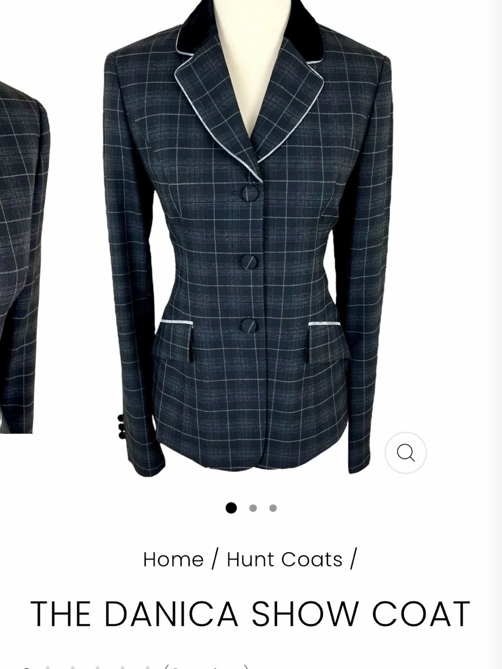 Custom Collars Hunt Coat - Sz 0